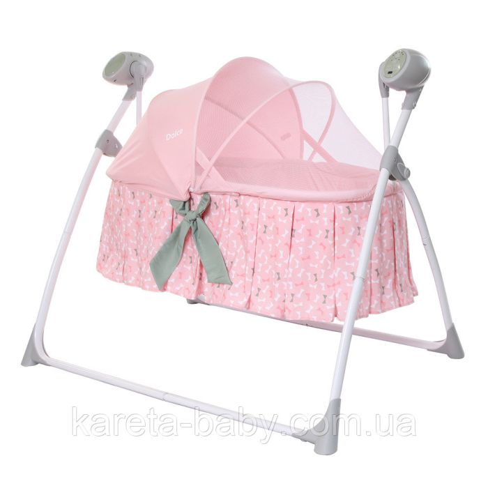 Люлька-гойдалка CARRELLO Dolce CRL-7501 Bow Pink /1/ MOQ