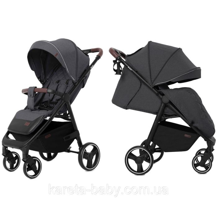 Коляска прогулочная Carrello Bravo CRL-8512 Serious Grey +дождевик L