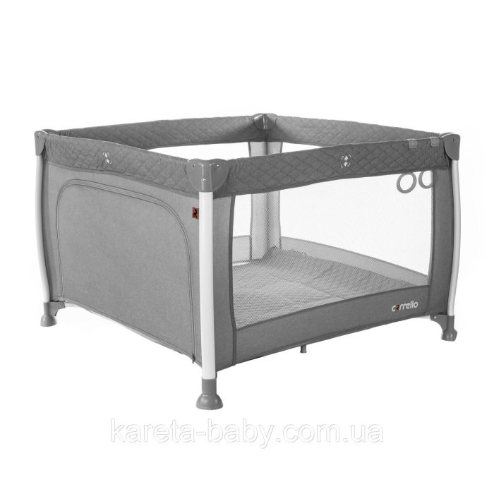 Манеж CARRELLO Cubo CRL-11602/1 Silver Grey /1/ MOQ