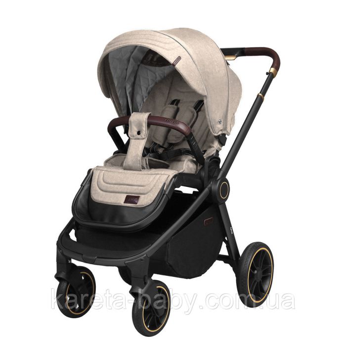 Коляска прогулочная CARRELLO Epica CRL-8509 Almond Beige +дождевик