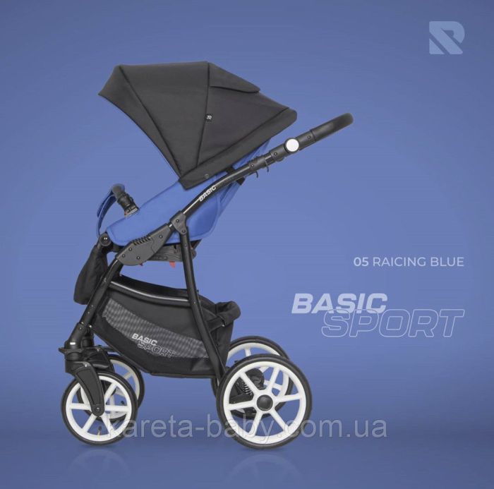 Коляска 2 в 1 Riko Basic Sport 05 Raicing Blue