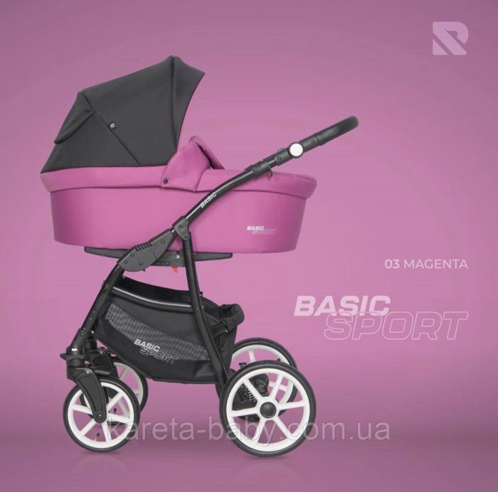 Коляска 2 в 1 Riko Basic Sport 03 Magenta