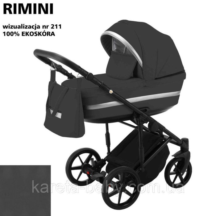 Коляска 2 в 1 Adamex Rimini ECO шкіра 100% RI-211