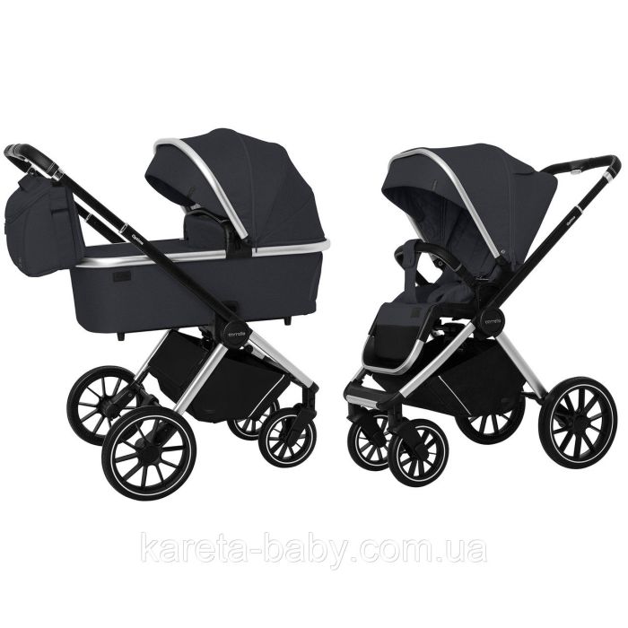 Коляска 2 в 1 CARRELLO Optima CRL-6503 Platinum Grey у льону