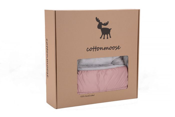 Зимовий конверт Cottonmoose Combi 736/111/72/142 pink (рожева пудра)