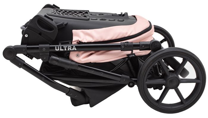 Коляска 2 в 1 Bair Ultra Soft U-829 розовый