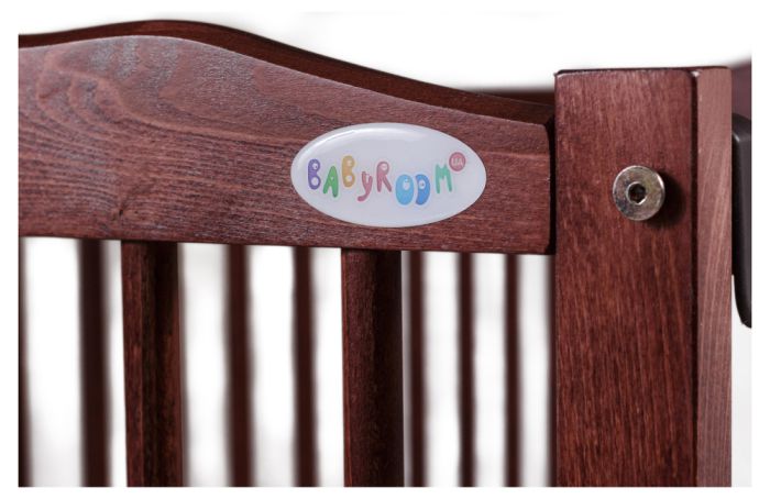 Кровать Babyroom Радуга маятник, откидной бок DVMO-2  бук тик