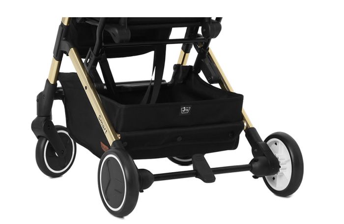 Коляска прогулочная CARRELLO Smart CRL-5504 Night Black +дождевик S/1/