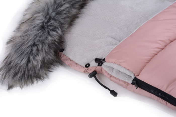 Зимовий конверт Cottonmoose Combi 736/111/72/142 pink (рожева пудра)