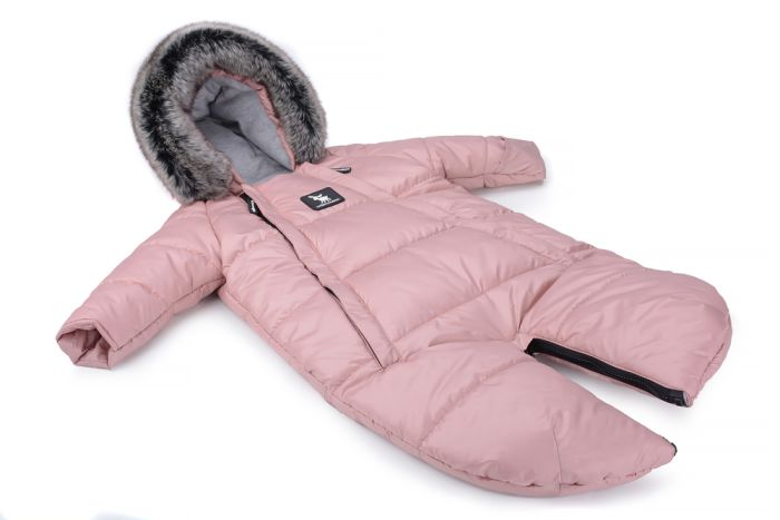 Зимний комбинезон - трансформер Cottonmoose Moose 0-6 M 767/111 pink (розовая пудра)