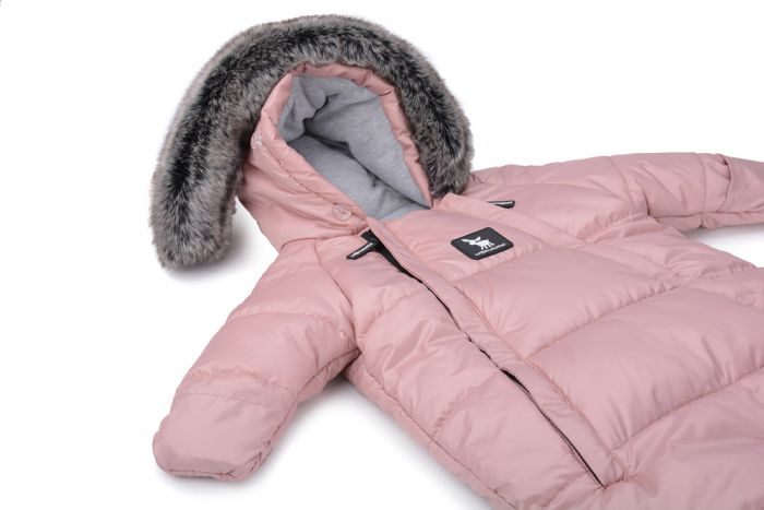 Зимний комбинезон - трансформер Cottonmoose Moose 0-6 M 767/111 pink (розовая пудра)