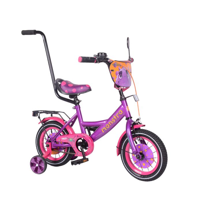 Велосипед TILLY Monstro 12" T-212211 purple+pink /1/