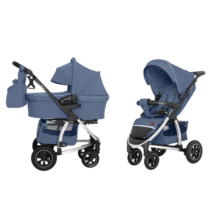 Коляска 2 в 1 CARRELLO Vista CRL-6506 Denim Blue