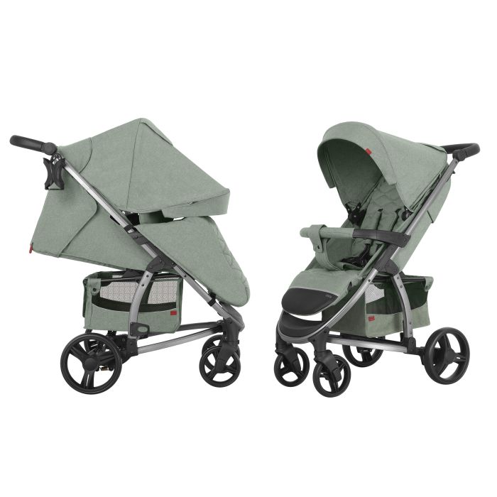 Коляска прогулочная CARRELLO Vista CRL-8505 Olive Green +дощовик L /1/ MOQ