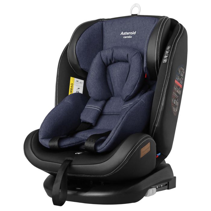 Автокресло CARRELLO Asteroid CRL-12801 Denim Blue 0+1+2+3 ISOFIX с поворотом