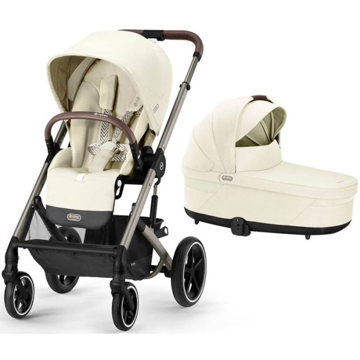 Коляска 2 в 1 Cybex Balios S Lux 2023 Seashell Beige