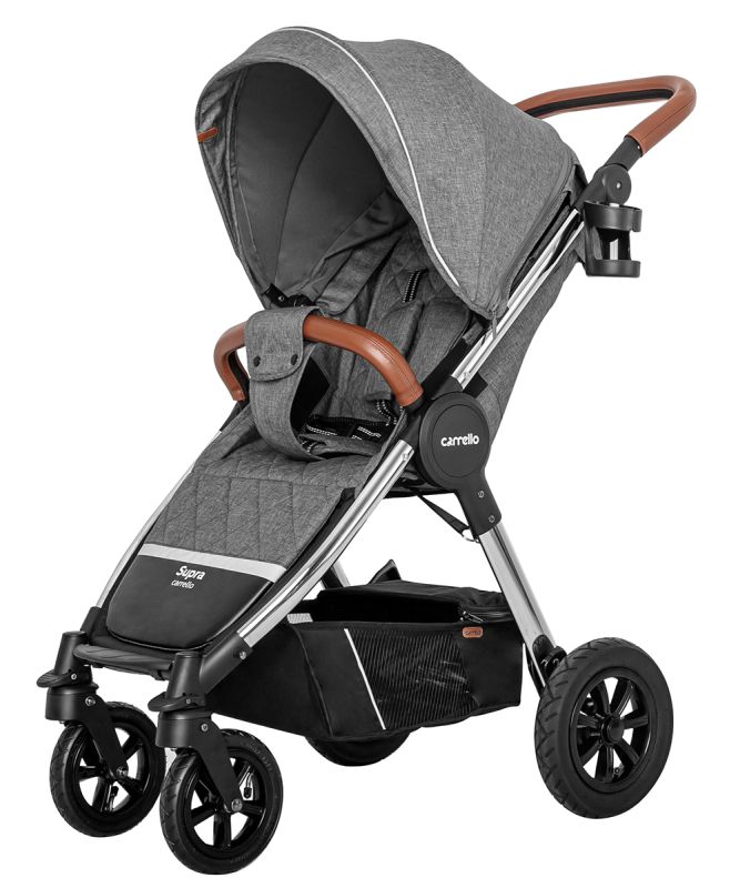 Коляска прогулочная CARRELLO Supra CRL-5510 Carbon Grey +дождевик L