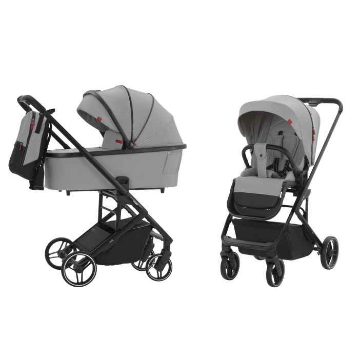 Коляска 2 в 1 CARRELLO Alfa CRL-6507 Cloud Grey