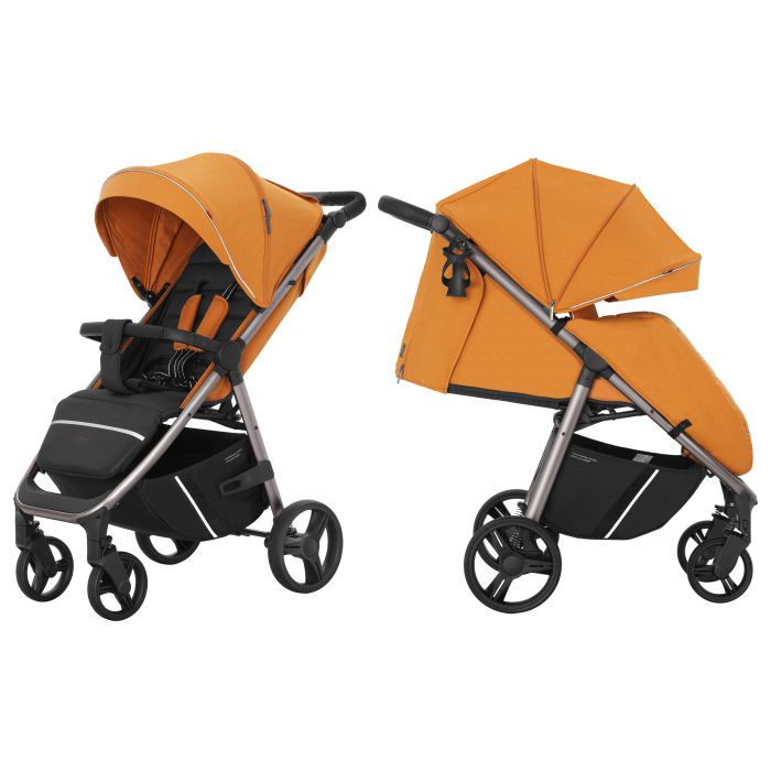 Коляска прогулочная Carrello Bravo CRL-8512/1 Tiger Orange + дождевик L