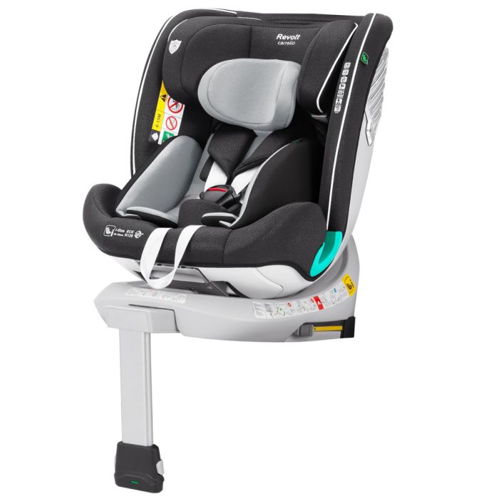 Автокрісло CARRELLO Revolt CRL-15805 Harbor Grey i-Size 40-150см ISOFIX, поворот, опорна стійка