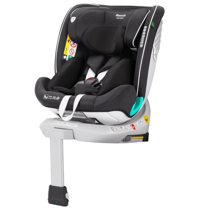 Автокресло CARRELLO Revolt CRL-15805 Space Black i-Size 40-150см ISOFIX, поворот, опорная стойка