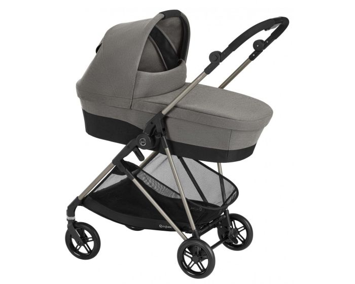 Коляска 2 в 1 Cybex Melio (Soho Grey)