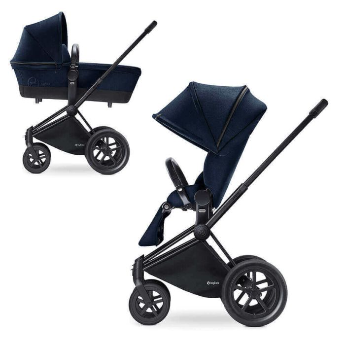 Коляска 2 в 1 Cybex Priam Lux (Midnight Blue Plus)