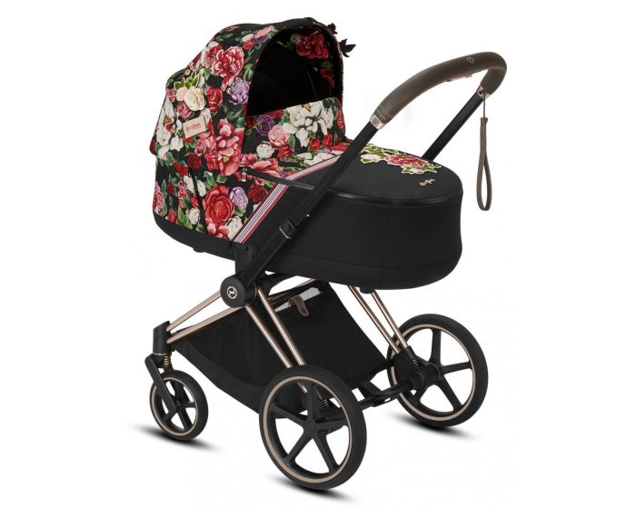 Коляска 2 в 1 Cybex Priam (Spring Blossom Dark)