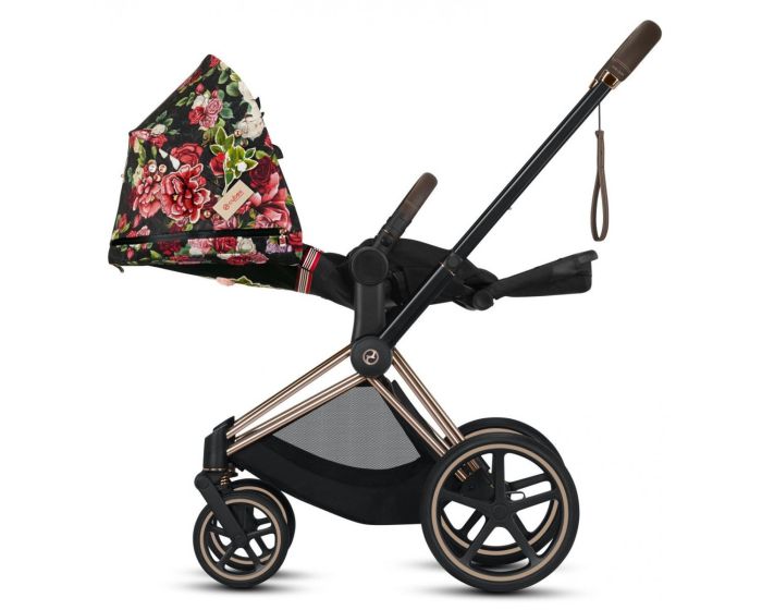 Коляска 2 в 1 Cybex Priam (Spring Blossom Dark)