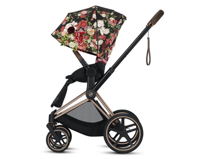 Коляска 2 в 1 Cybex Priam (Spring Blossom Dark)