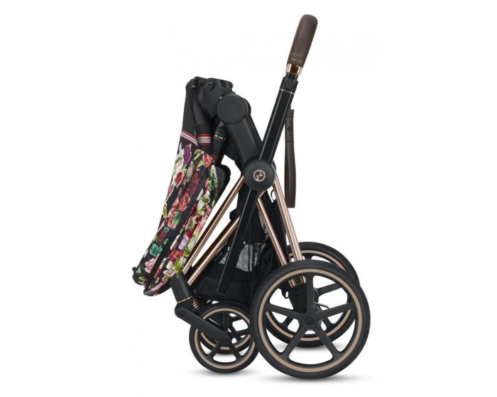 Коляска 2 в 1 Cybex Priam (Spring Blossom Dark)