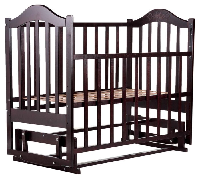 Кровать Babyroom Дина D203 маятник  венге