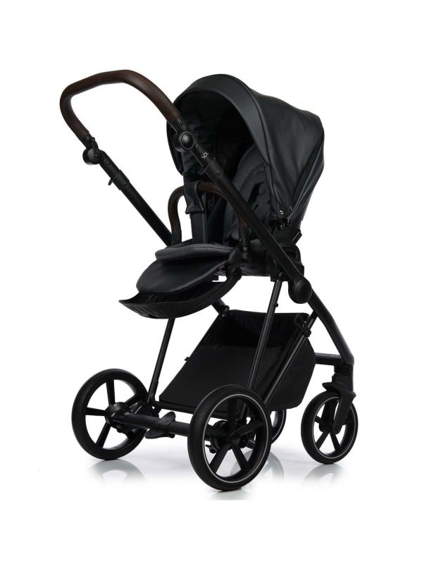 Коляска 2 в 1 Roan ivi Pearl Black ECO