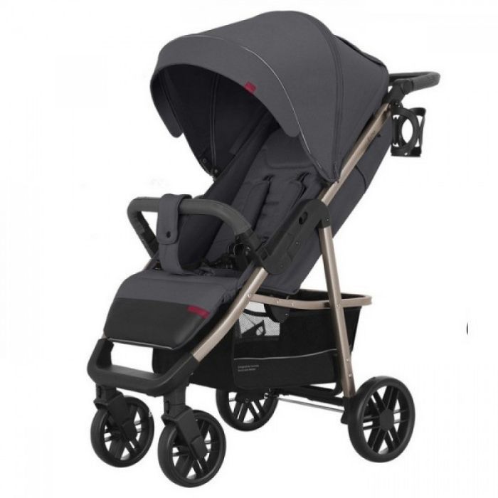 Коляска прогулочная CARRELLO Echo CRL-8508 Midnight Gray + дождевик L