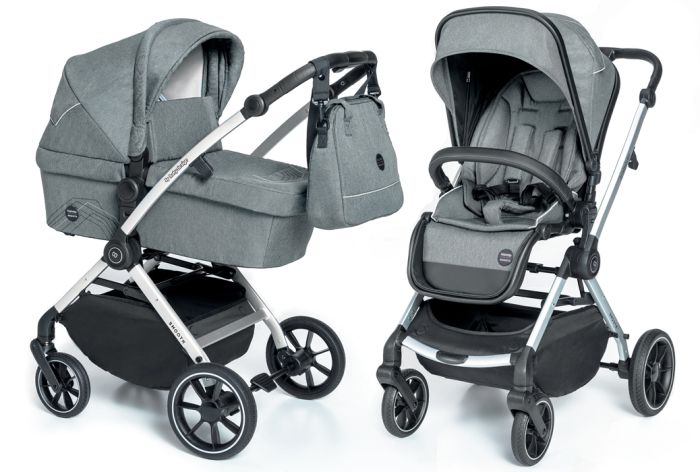 Коляска 2 в 1 Baby Design SMOOTH 07 GRAY