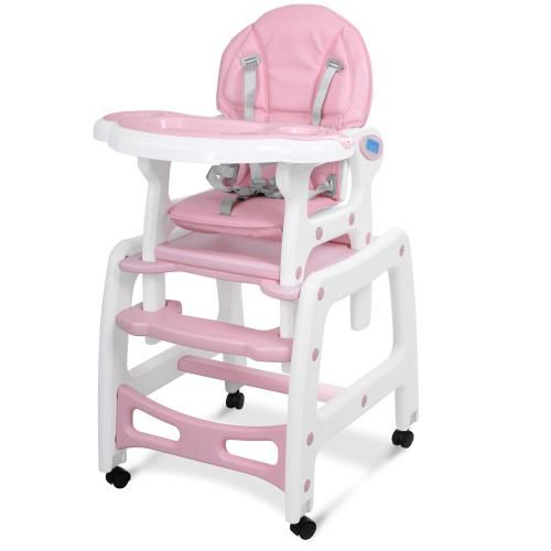 Стульчик для кормления Bambi M 1563-8-1 Pink