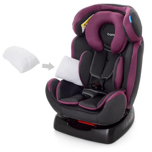 Автокресло Bambi M 3678 Pink Gray (0+/1/2)