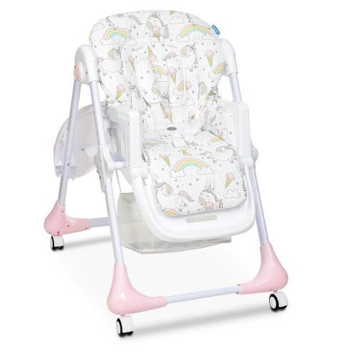 Стульчик для кормления Bambi M 3233 Unicorn Pink