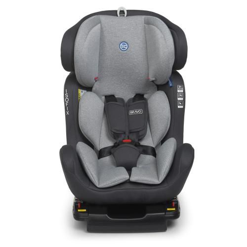 Автокрісло El Camino ME 1041 BRAVO ISOFIX Royal Gray