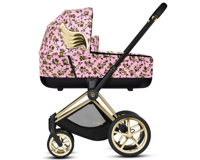 Коляска 2 в 1 Cybex Priam (by Jeremy Scott Cherubs Pink)