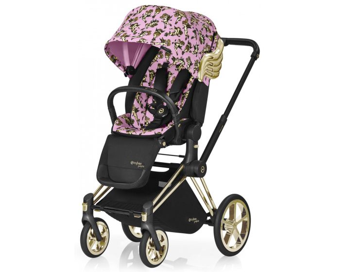 Коляска 2 в 1 Cybex Priam (by Jeremy Scott Cherubs Pink)