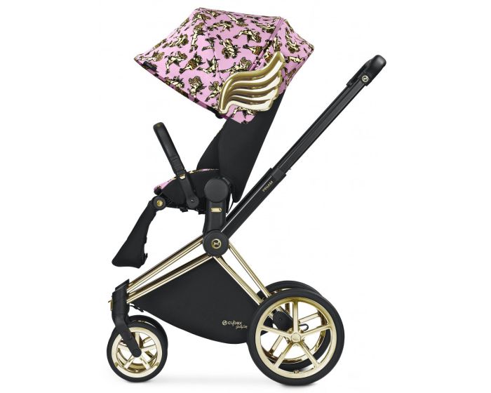 Коляска 2 в 1 Cybex Priam (by Jeremy Scott Cherubs Pink)