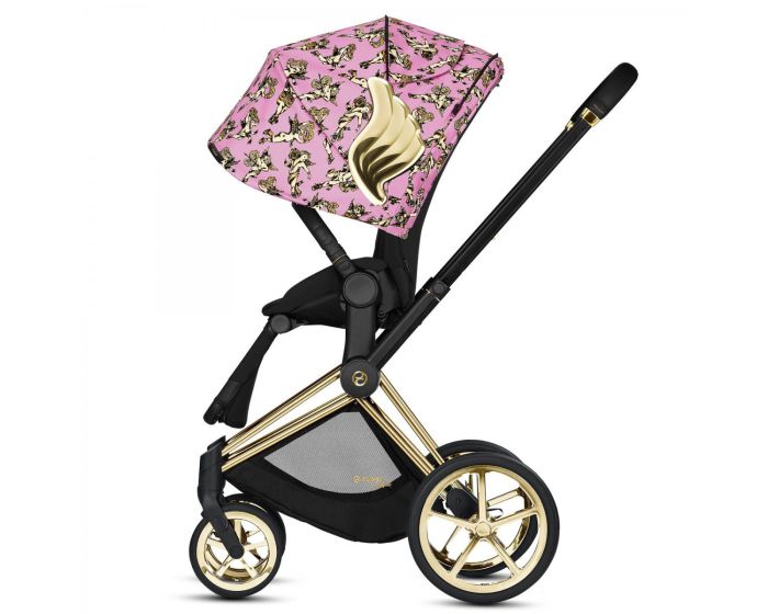 Коляска 2 в 1 Cybex Priam (by Jeremy Scott Cherubs Pink)