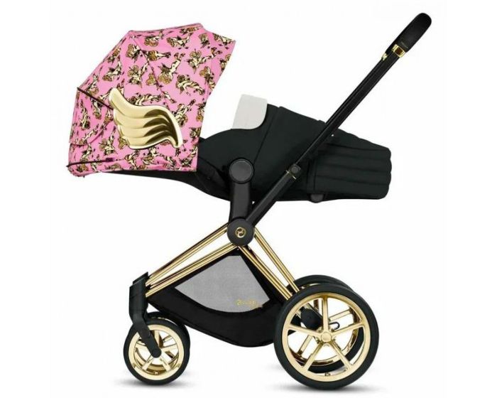 Коляска 2 в 1 Cybex Priam (by Jeremy Scott Cherubs Pink)