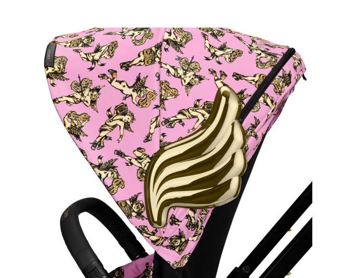 Коляска 2 в 1 Cybex Priam (by Jeremy Scott Cherubs Pink)