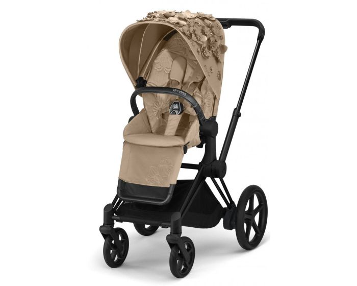 Коляска 2 в 1 Cybex Priam (Simply Flowers Nude Beige)