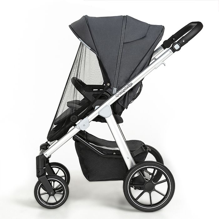 Коляска 2 в 1 Baby Design BUENO 208 PINK (без вышивки)