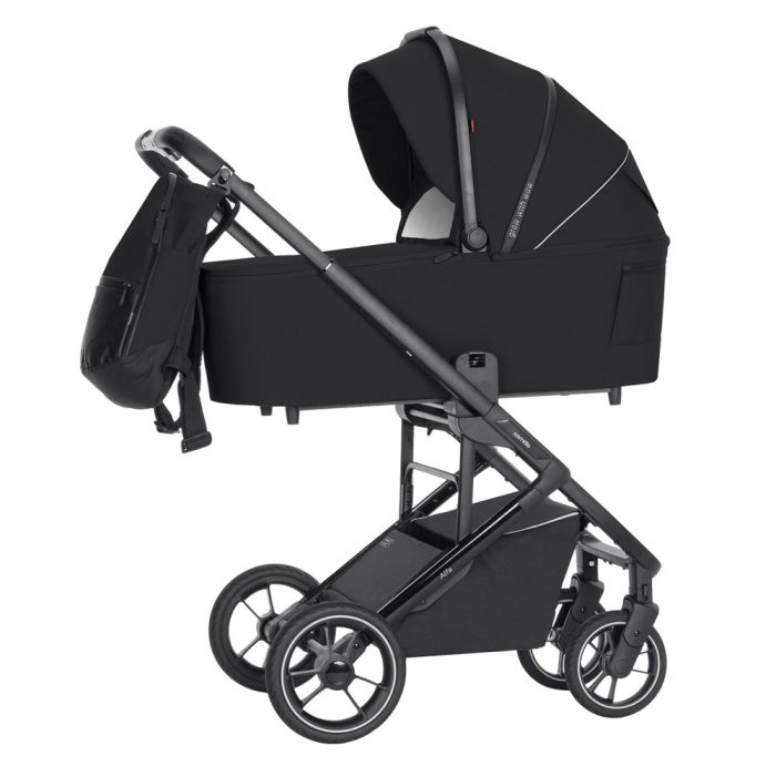 Коляска 2 в 1 CARRELLO Alfa CRL-6507 Midnight Black