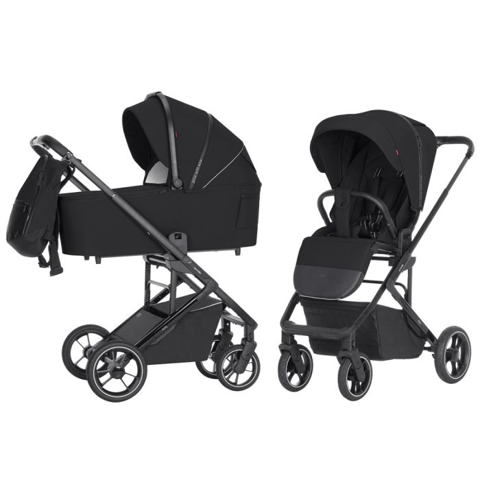 Коляска 2 в 1 CARRELLO Alfa CRL-6507 Midnight Black