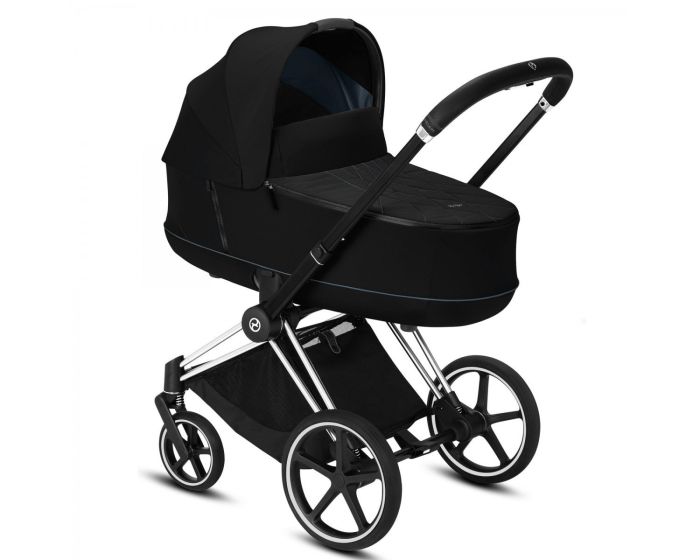 Коляска 2 в 1 Cybex Priam Lux (Deep Black Chrome Black)